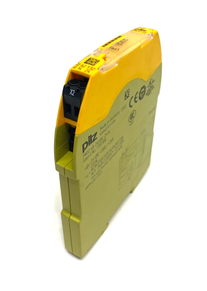Pilz PNOZ s8 24VDC 2n/o Contact Expansion Module 750108 TWO MISSING TERMINALS - Maverick Industrial Sales