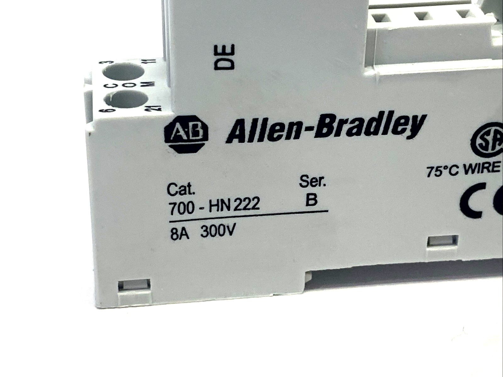 700-HN222 | Allen Bradley Ser. B 8 Blade 8A Screw Terminal Relay Socket LOT OF 2 - New – Open box - Maverick Industrial Sales
