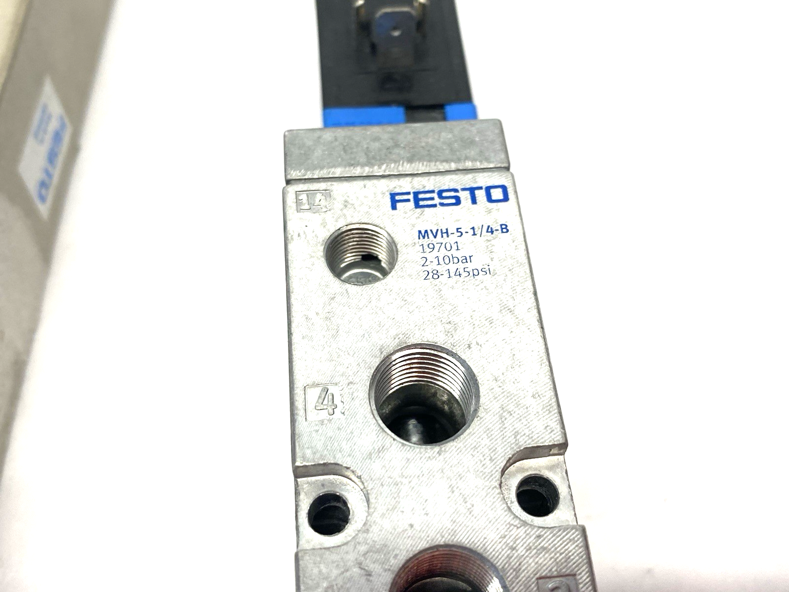 Festo MVH-5-1/4-B Solenoid Valve 5/2-way Monostable 19701 - Maverick Industrial Sales