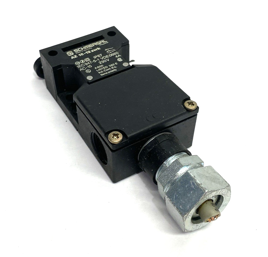 Schmersal AZ 16-12zvrk-M20 Safety Interlock Switch & Key 161157373 - Maverick Industrial Sales