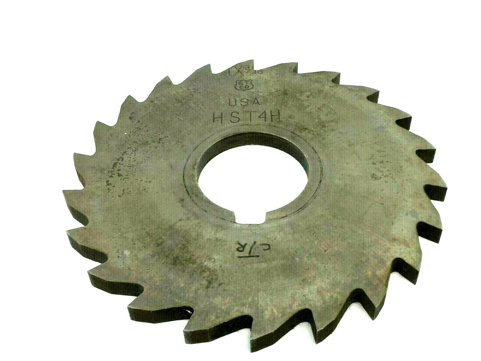 ST Co & National Twist Drill & Tool 4"x3/16x1 Side Milling Straight Cutter LOT 2 - Maverick Industrial Sales