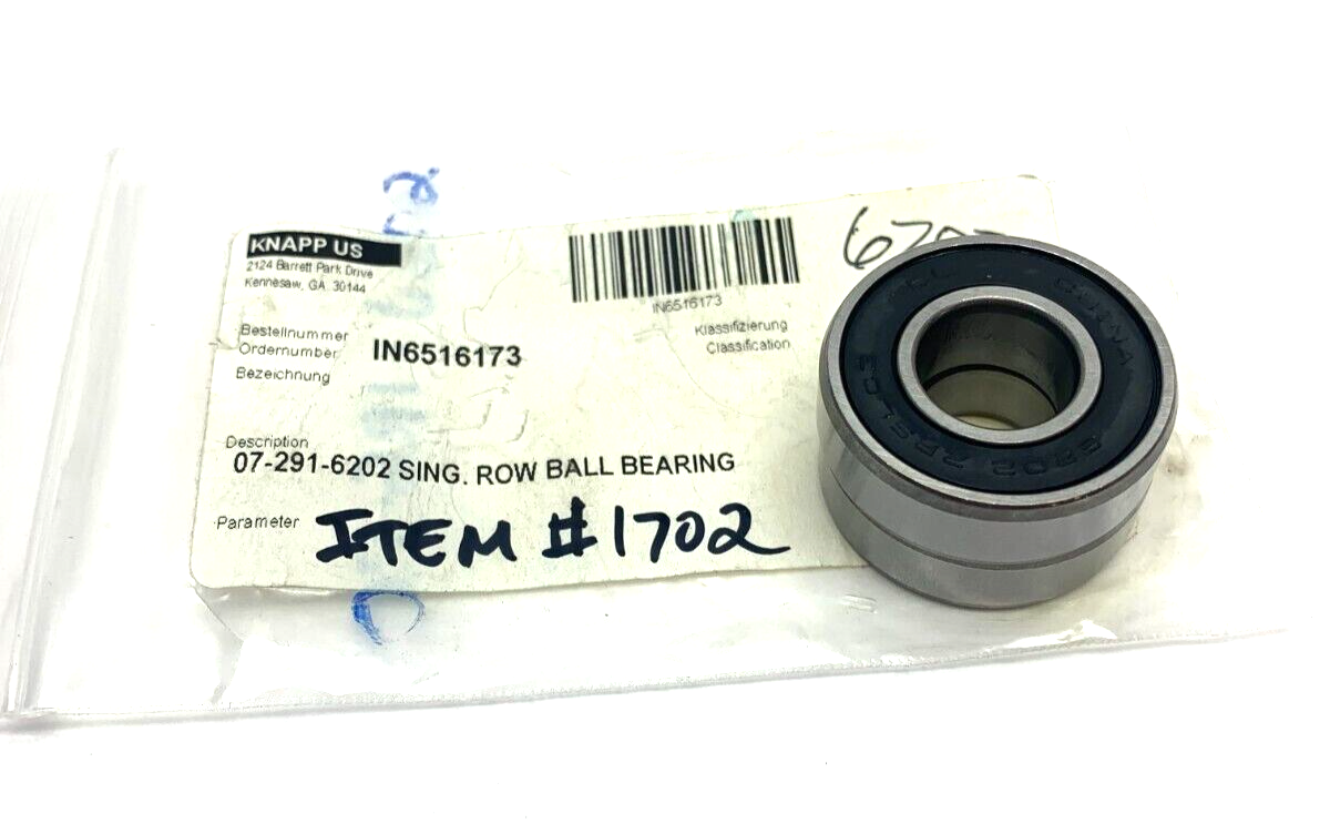 6202 | Fafner Single Row Sealed Ball Bearing LOT OF 2 - New Other - Maverick Industrial Sales