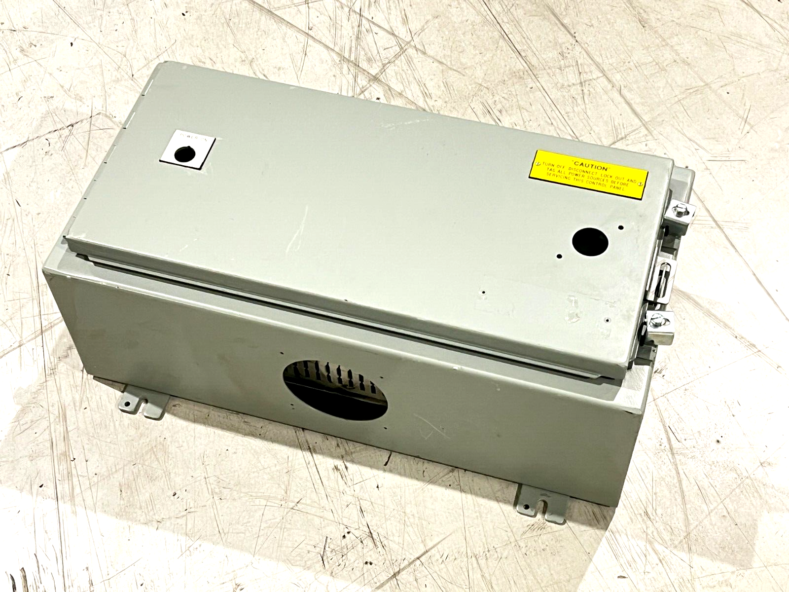Hoffman A122408LP Type 12, 13 Industrial Control Panel Enclosure 12x24x8" - Maverick Industrial Sales