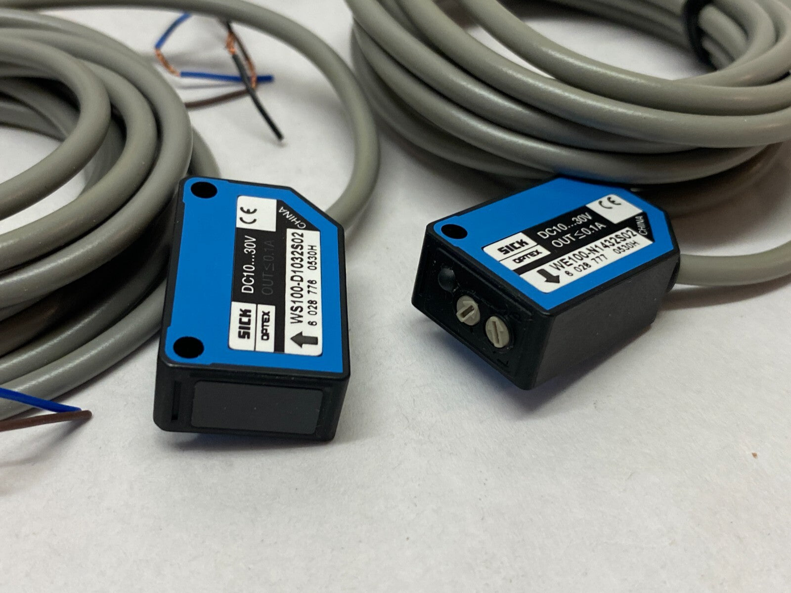 Sick WS/WE100-N1432S02 Through-Beam Photoelectric Sensor Set NPN 15m 6028690 - Maverick Industrial Sales