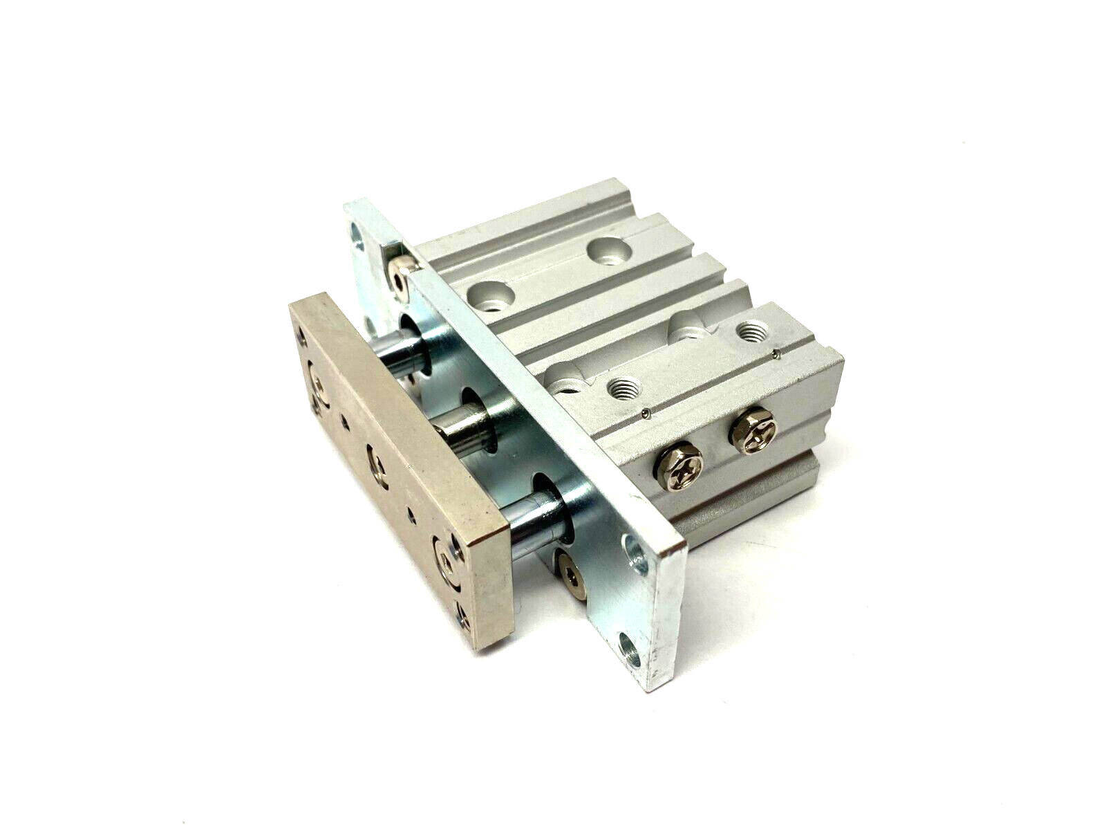 SMC MGPLF16-10Z Flange Mount Compact Cylinder 16mm Bore 10mm Stroke - Maverick Industrial Sales