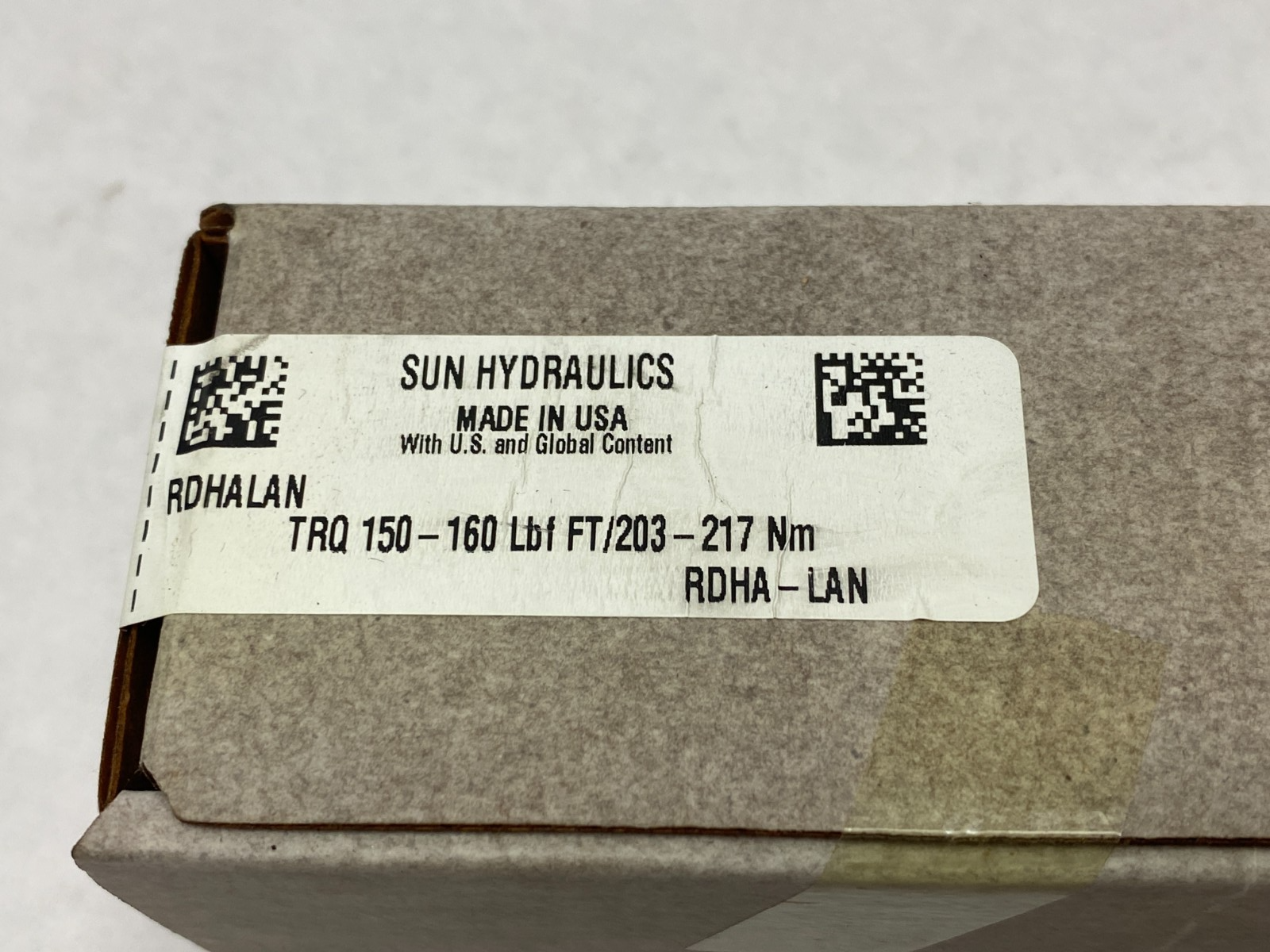 Sun Hydraulics RGHALAN Direct-Acting Relief Valve Capacity: 100gpm, Cavity T-16A - Maverick Industrial Sales
