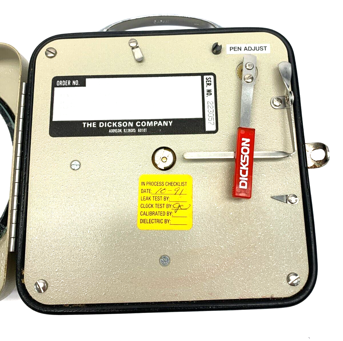 Dickson SC4-350C-B-7 Temperature Recorder 4" Chart 30/50C 7D #181 w/ Pen - Maverick Industrial Sales