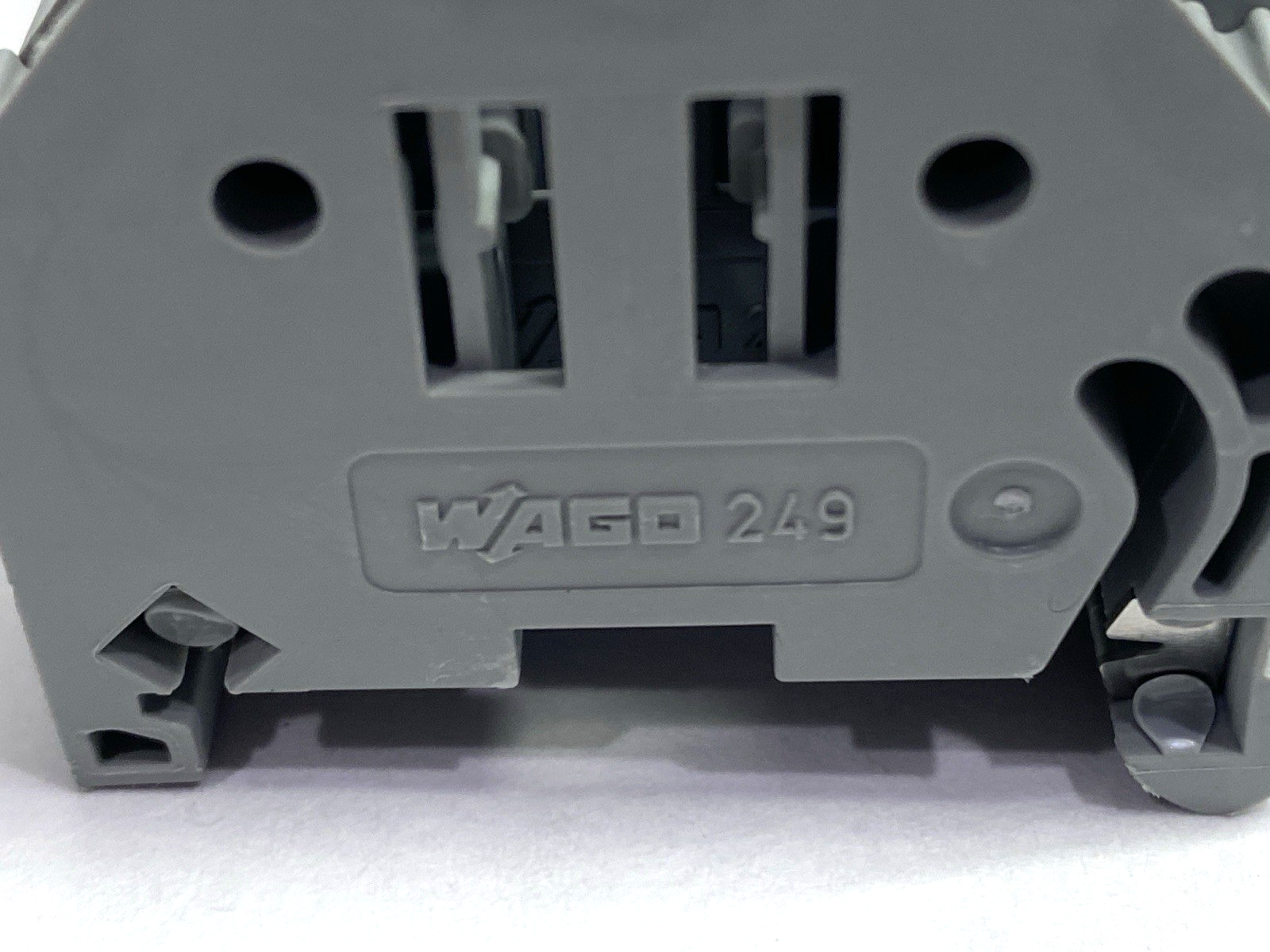 Wago 249-117 Screwless End Stop Terminal Block LOT OF 10 - Maverick Industrial Sales