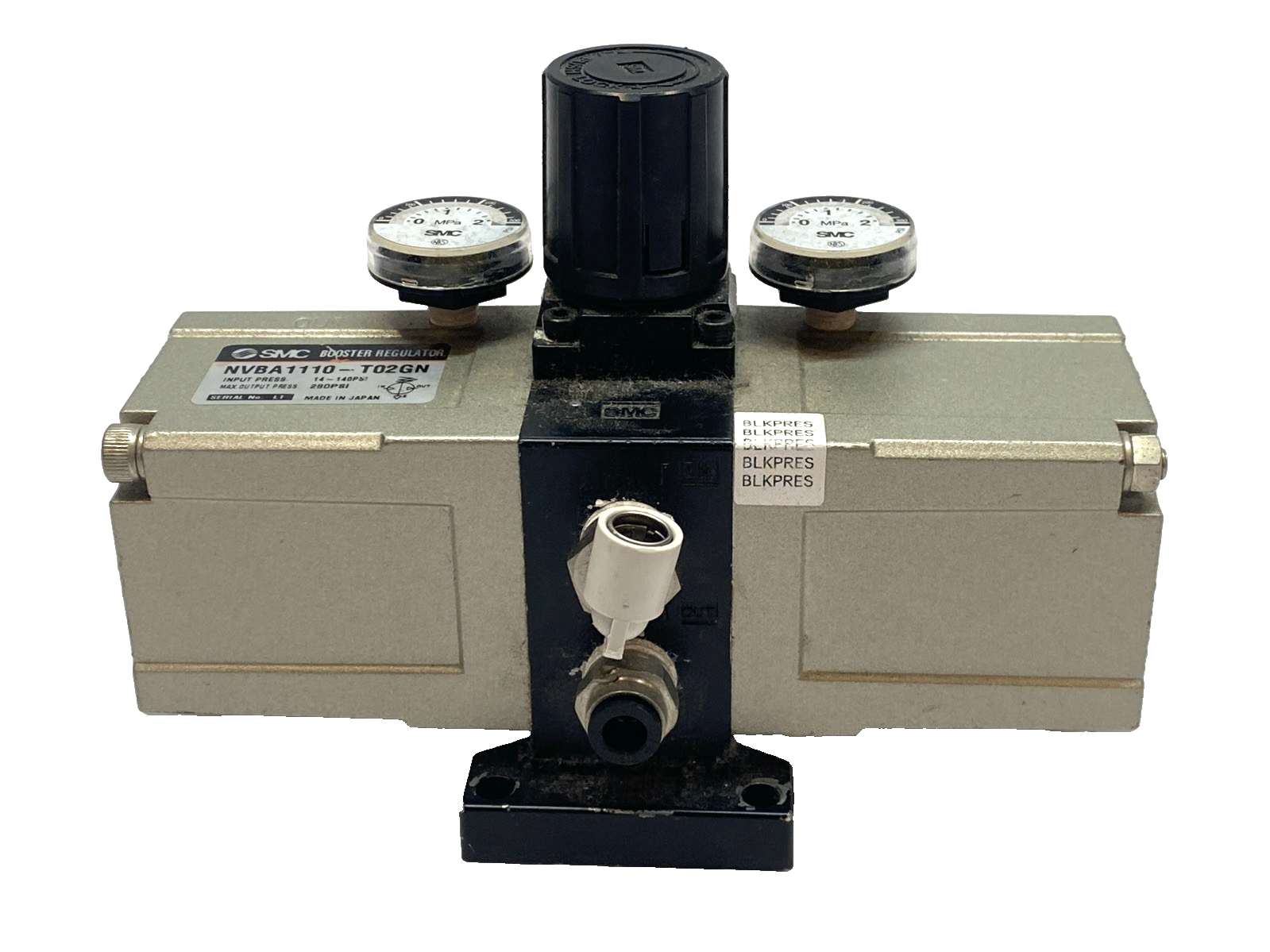 SMC NVBA1110-T02GN Booster Regulator 2x Pressure 1/4" NPT - Maverick Industrial Sales