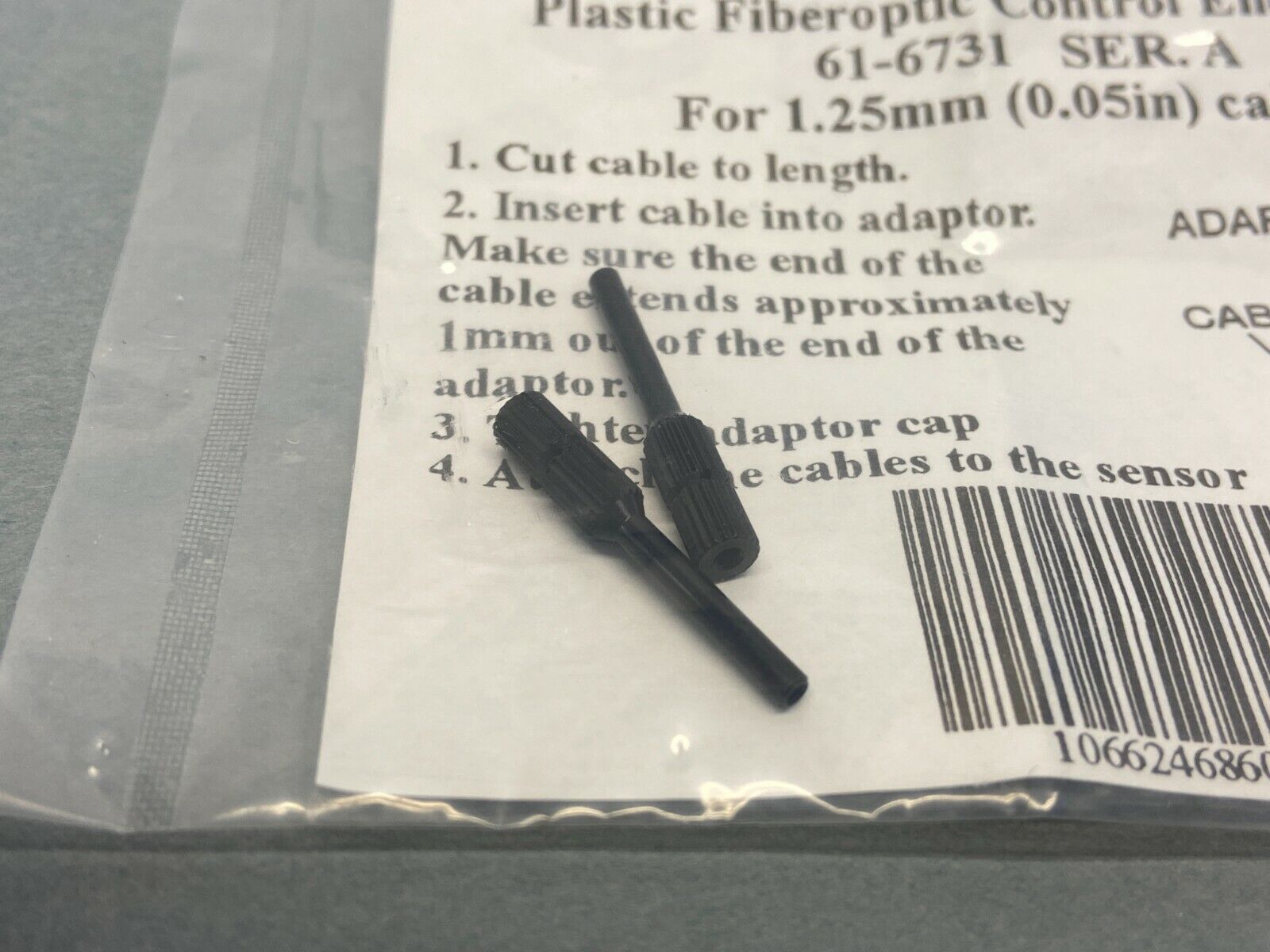 Allen Bradley 61-6731 Ser A Plastic Fiberoptic Control End Adapter - Maverick Industrial Sales