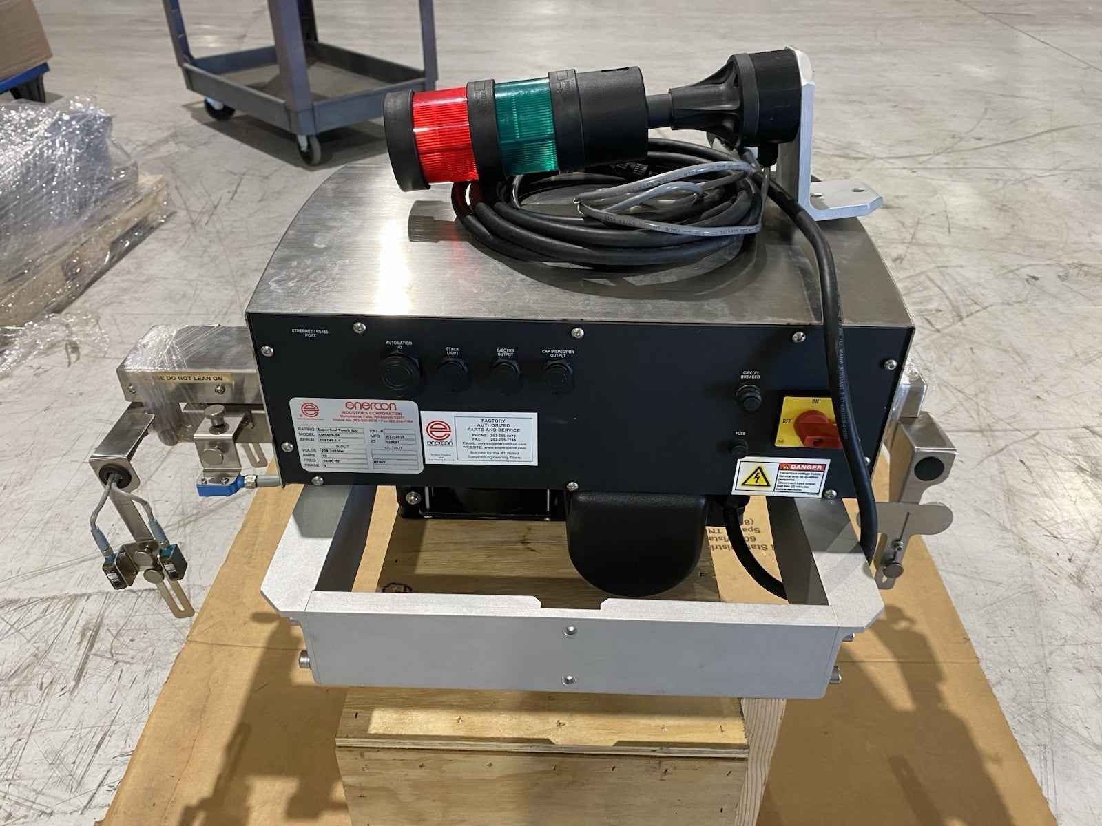 Enercon LM5609-04 Super Seal™ Touch 500 Induction Cap Sealer 1-Phase 208/240VAC - Maverick Industrial Sales