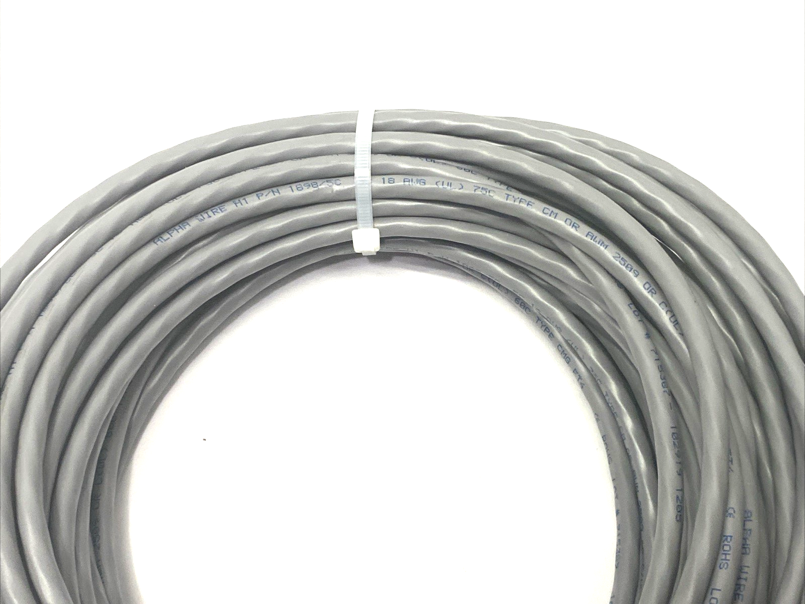 1898/5C | Alpha Wire Communication & Control Cable Unshielded 5-Cond ABOUT 75 FEET - New Other - Maverick Industrial Sales