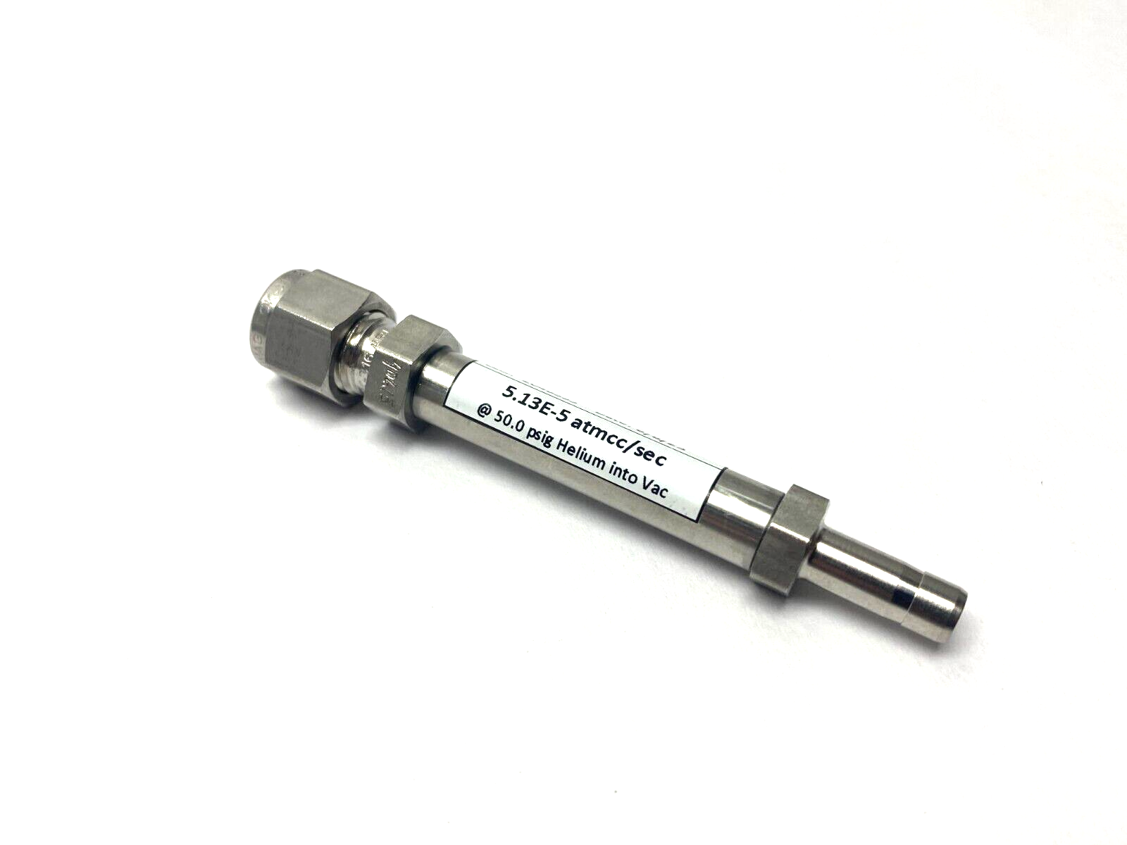Inficon SPC-2017-G1 Helium Leak Detection Vacuum Jet Nozzle 5.13E-5 atmcc/sec - Maverick Industrial Sales