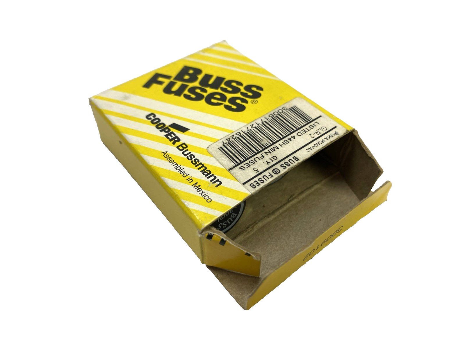 Cooper Bussmann GLR-2 Miniature Fast-Acting Fuse 2A 300VAC LOT OF 3 - Maverick Industrial Sales
