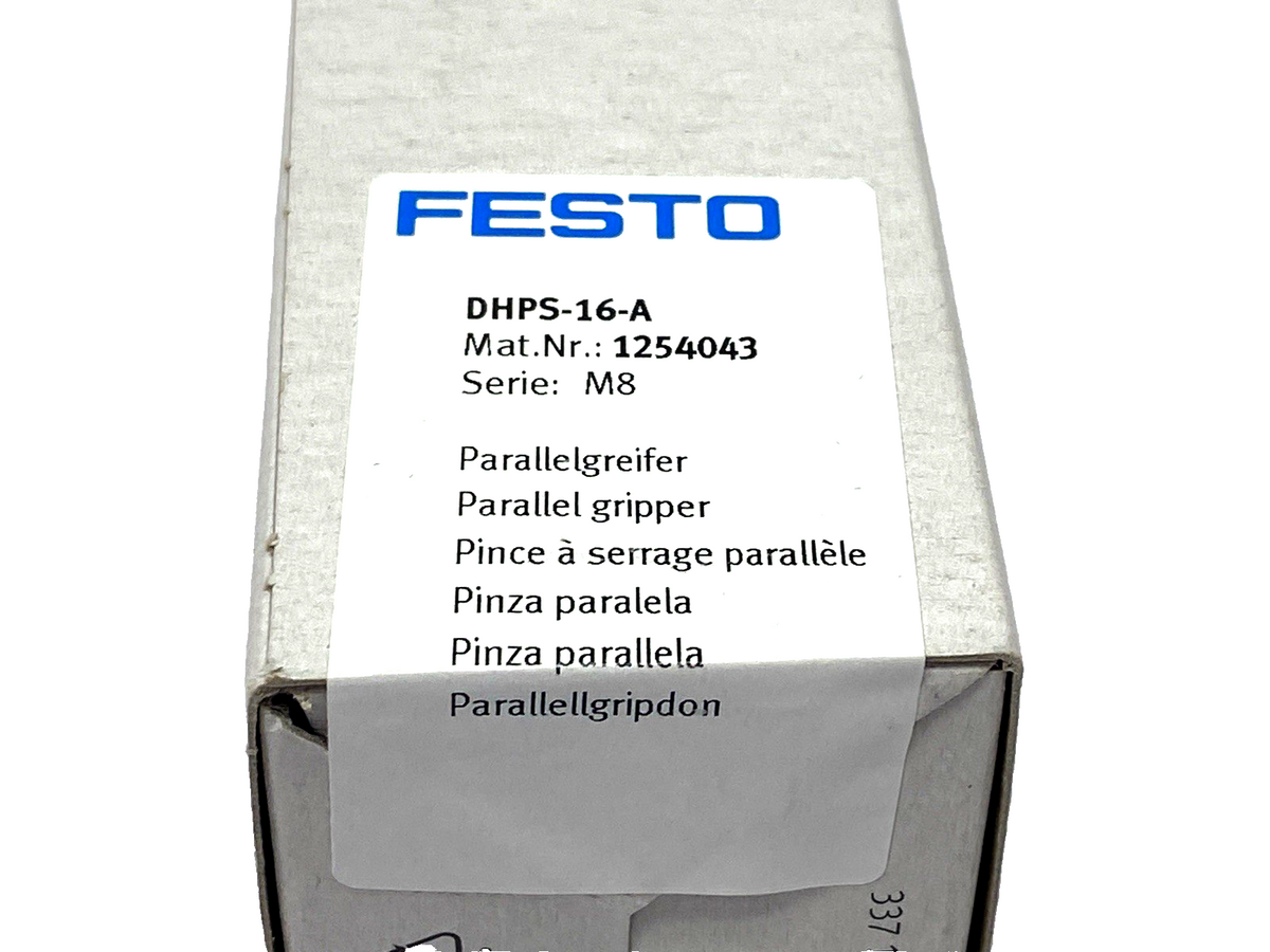 Festo DHPS-16-A Parallel Gripper, 5mm Stroke Per Jaw, 1254043 - Maverick Industrial Sales