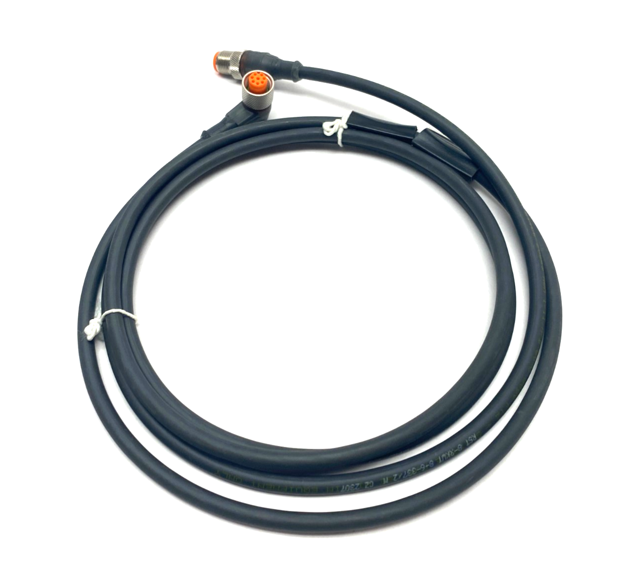 Lumberg RST 8-RKWT 8-6-337/2M Double Ended Right Angle Cordset 8-Pin M to F - Maverick Industrial Sales