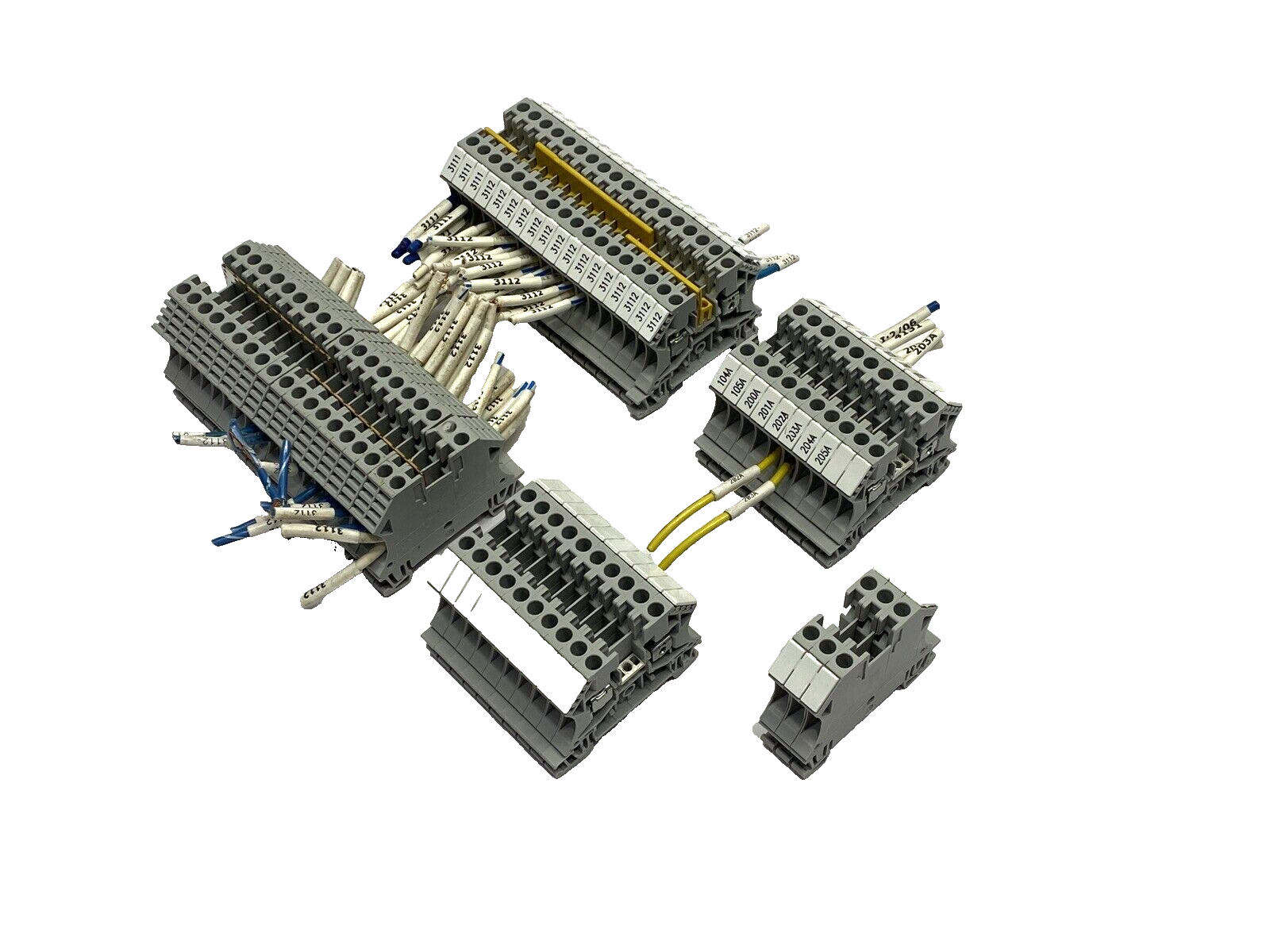 Allen Bradley 1492-J4 Terminal Blocks 690V LOT OF 50 - Maverick Industrial Sales