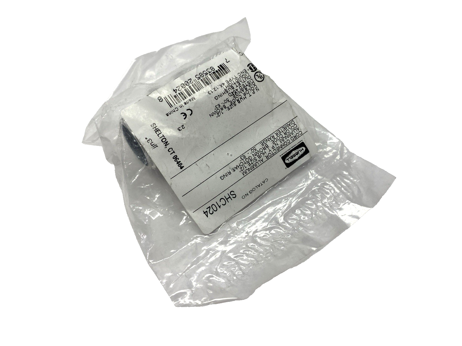 SHC1024 | Hubell Kellems Aluminum Cord Connector 1/2" Hub Size .5-.63" - New - Maverick Industrial Sales