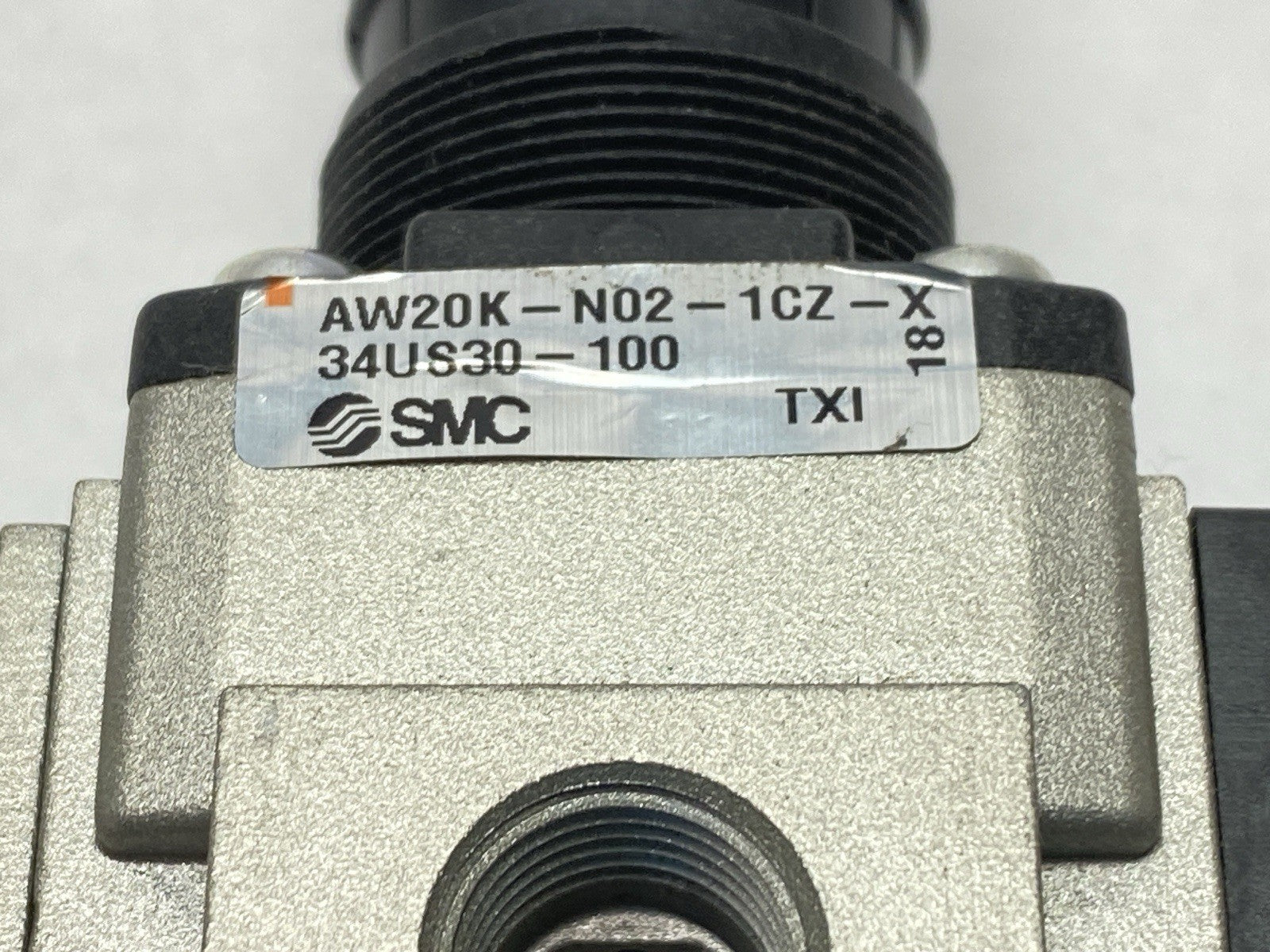 AW20K-N02-1CZ-B-X34US30-100 | SMC Pneumatic Filter Regulator Restricted 3-30psi - New – Open box - Maverick Industrial Sales