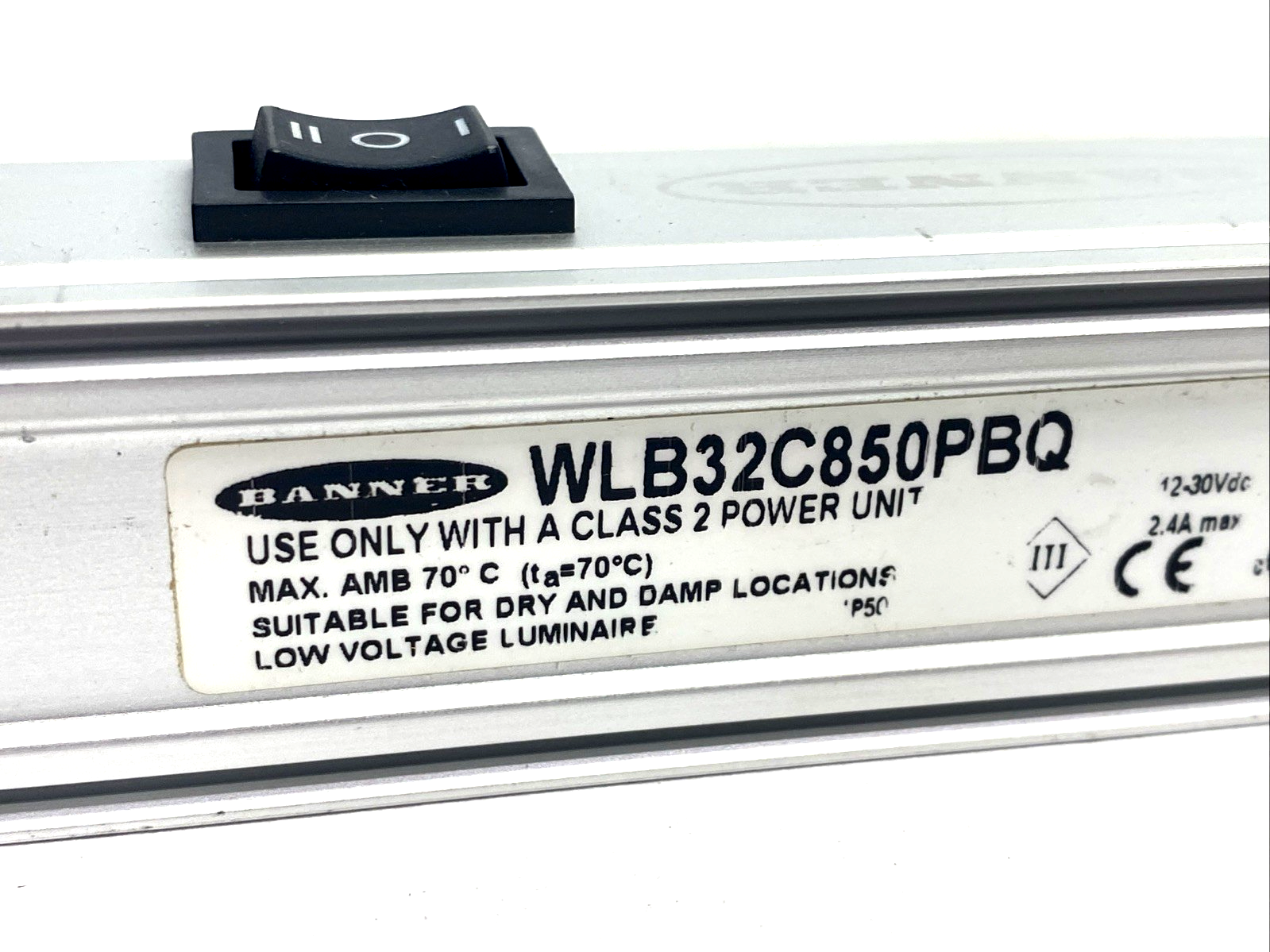Banner WLB32C850PBQ LED Workstation Light Bar 850mm Length, White LED, 87483 - Maverick Industrial Sales