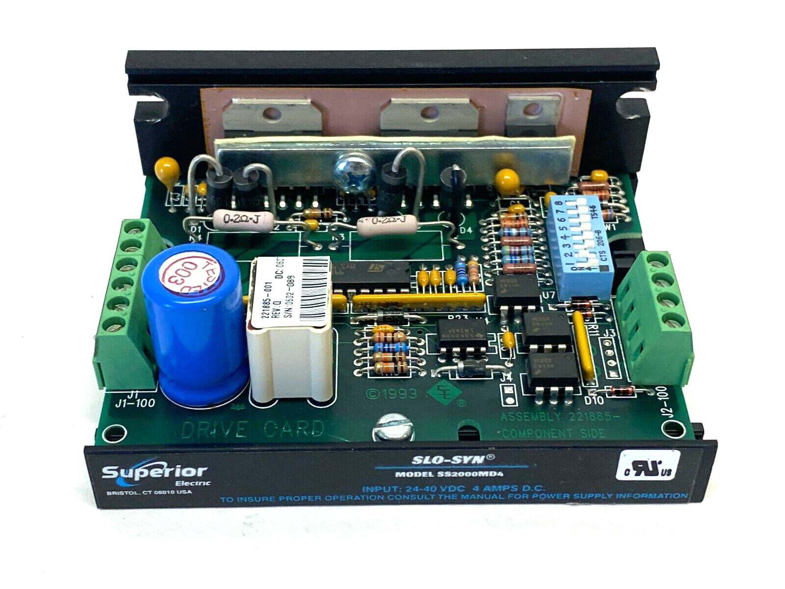 Superior Electric SS2000MD4 SLO-SYN Programmable Step Motor Controller 24~40VDC - Maverick Industrial Sales
