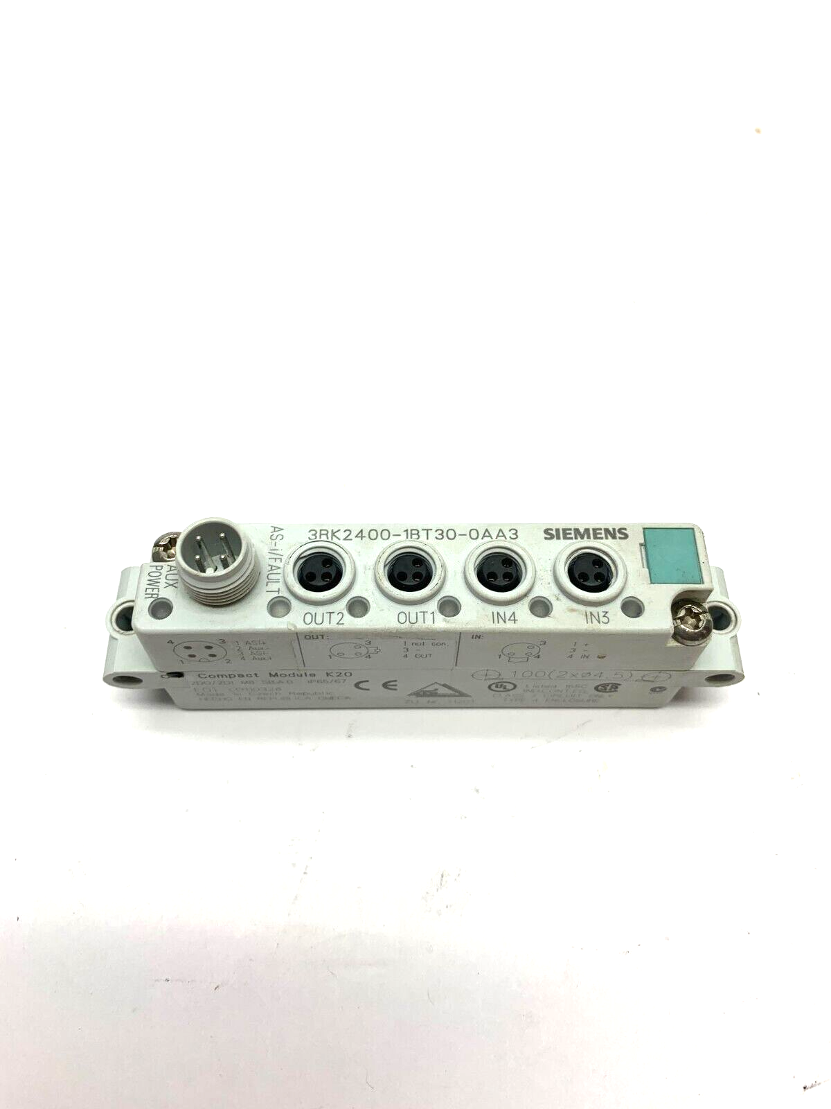 Siemens 3RK2400-1BT30-0AA3 AS-i Compact Module K20 - Maverick Industrial Sales
