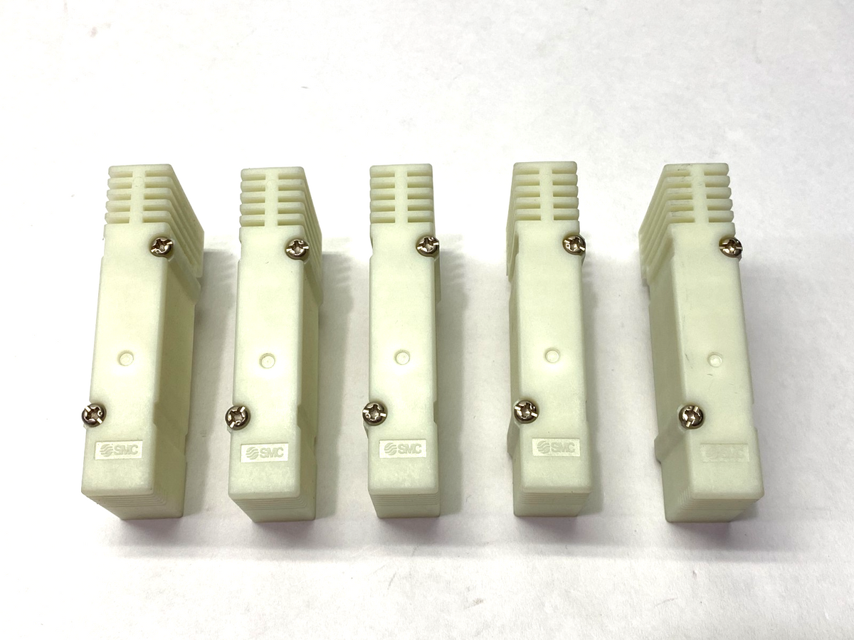 SMC SY50M-26-1A-NA Pneumatic Valve Manifold Blanking Plate Assembly LOT OF 5 - Maverick Industrial Sales