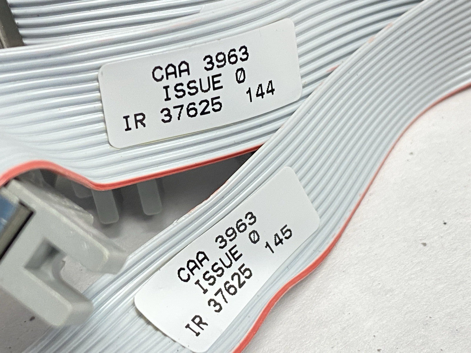 CAA 3963 Flat Ribbon Cable Assembly w/ KGS GRFC-8 Ferrite Core LOT OF 10 - Maverick Industrial Sales