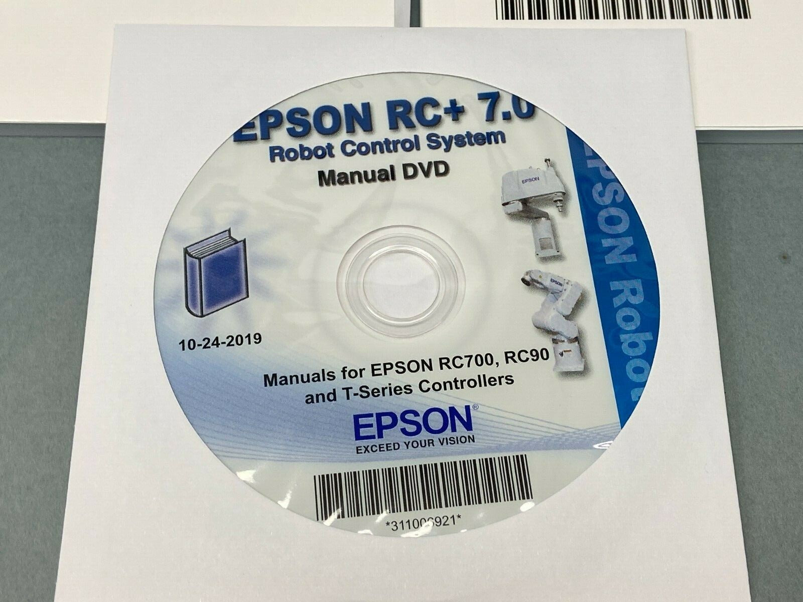 Epson RC+ 7.0 Robot System Manual and Safety Installation DVD w/ Hardcopy - Maverick Industrial Sales