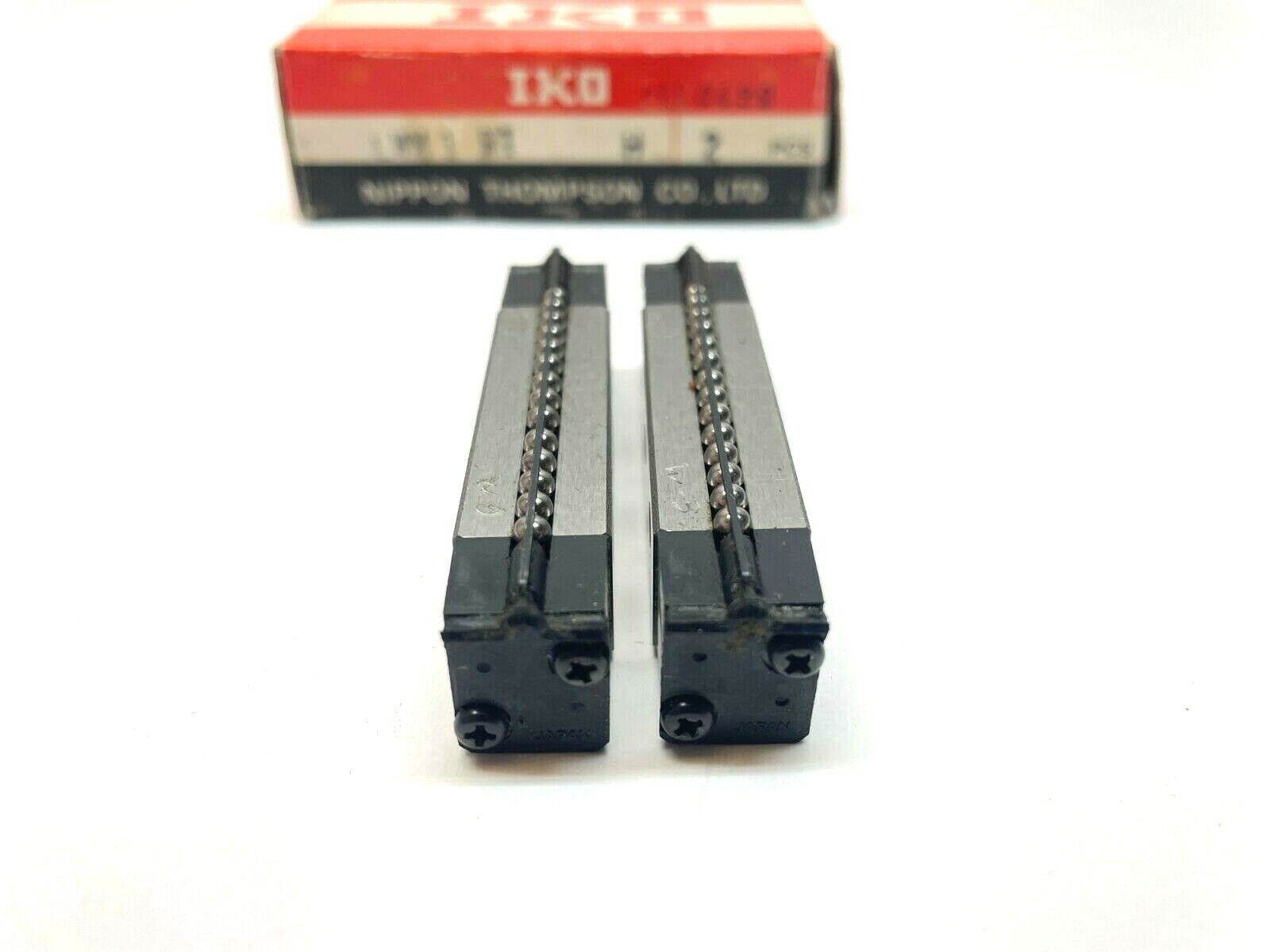 IKO LWM-1-MI-H Linear Way Module, Slide Rail with Bearings, Set of 2 - Maverick Industrial Sales