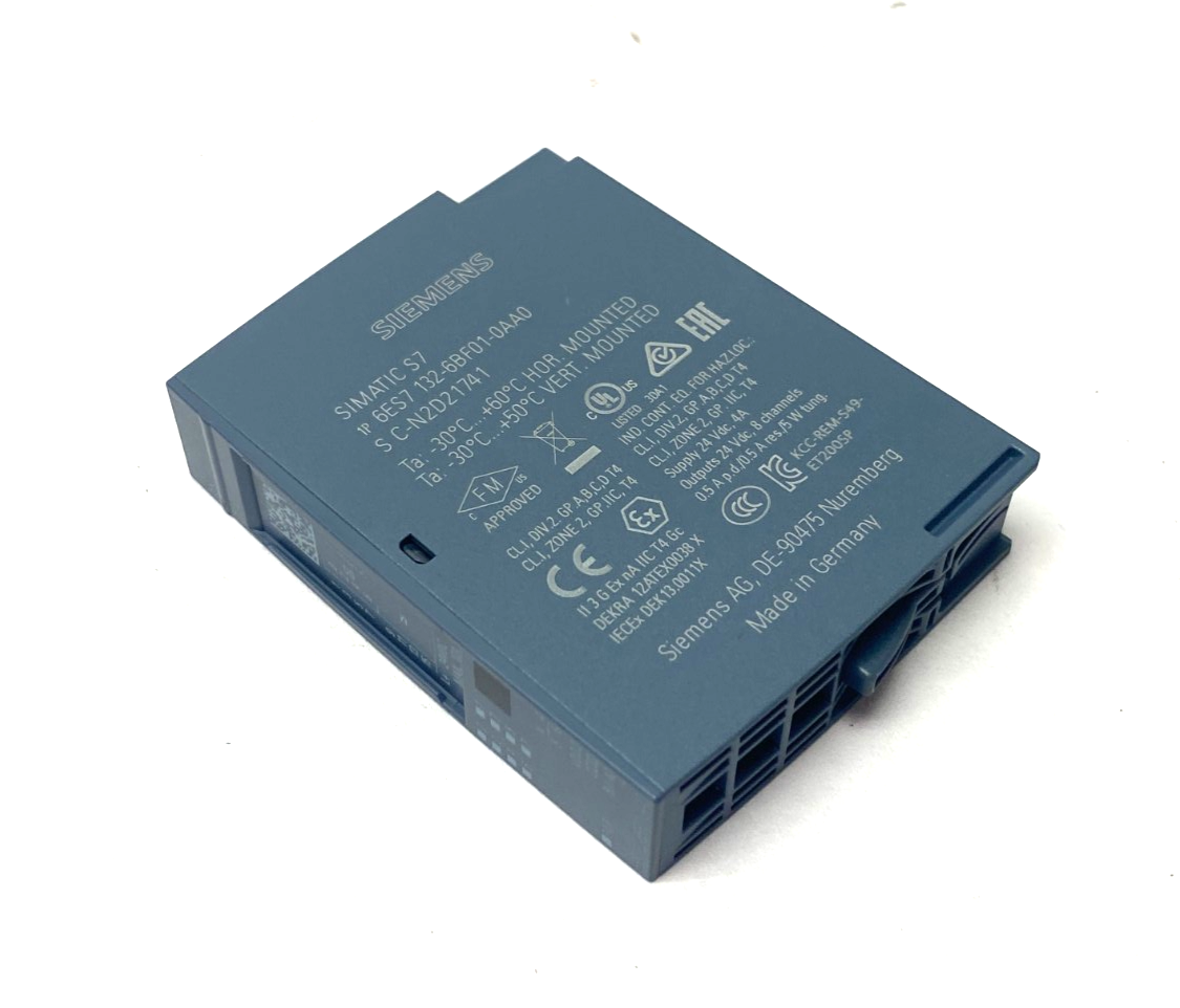 Siemens 6ES7 132-6BF01-0AA0 SIMATIC ET 200SP Digital Output Module DQ 8x24VDC - Maverick Industrial Sales