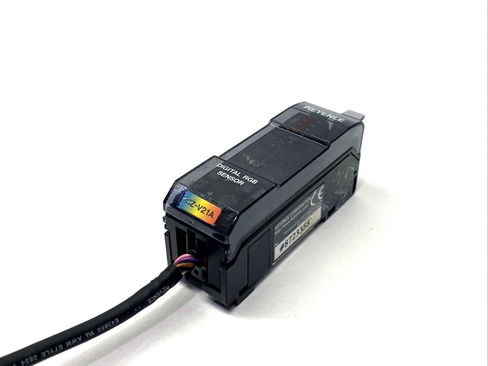 Keyence CZ-V21A RGB Digital Sensor Amplifier Unit, NPN - Maverick Industrial Sales