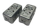 Steel City 58361-1/2 Single Gang Utility Box 4" x 2-1/8" x 1-7/8" LOT OF 2 - Maverick Industrial Sales