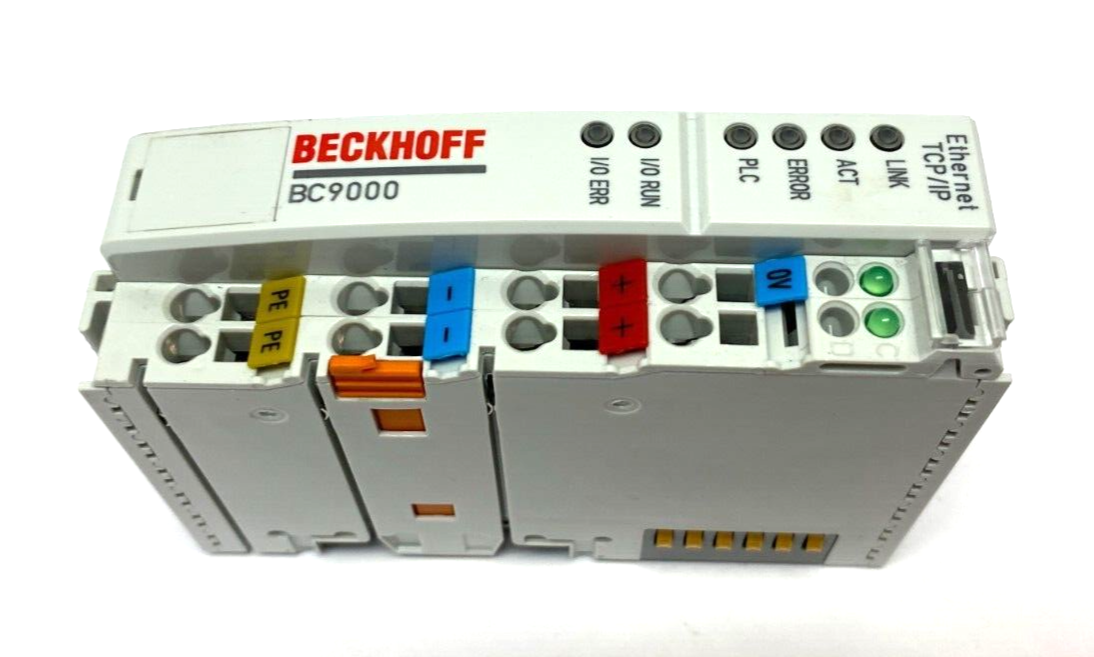 Beckhoff BC9000 Ethernet TCP/IP Bus Terminal Controller 24VDC - Maverick Industrial Sales