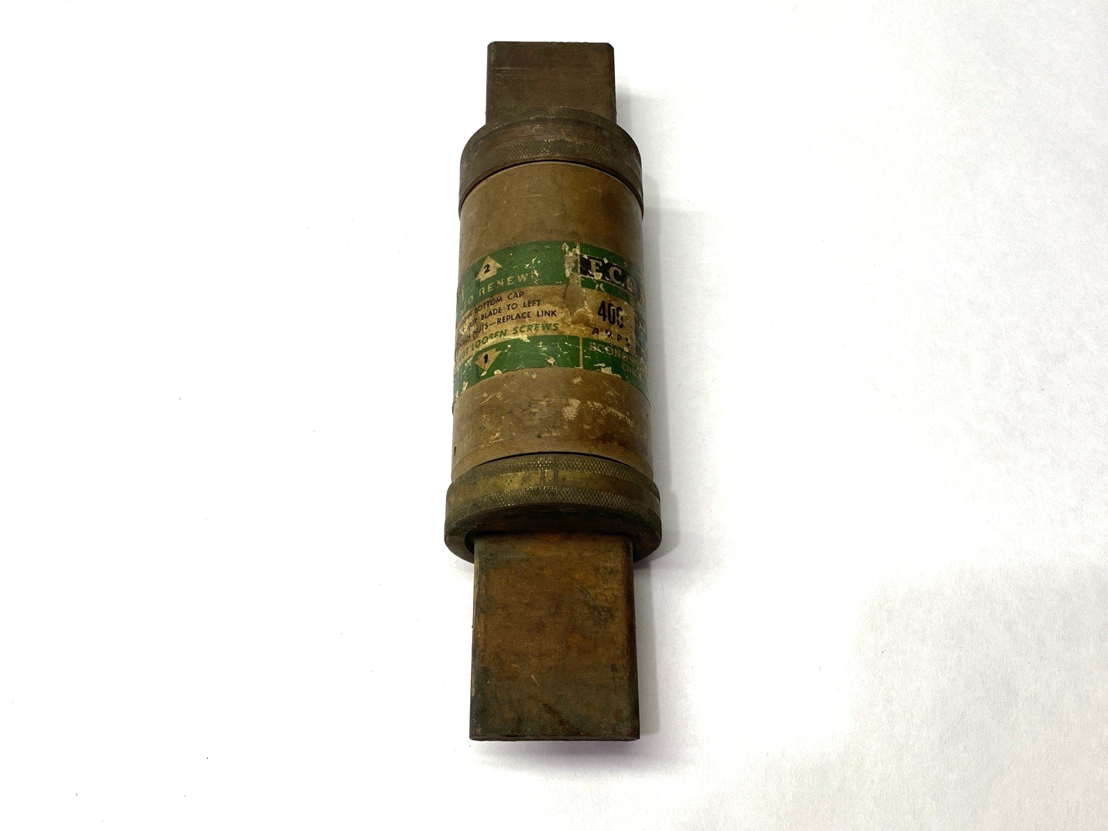 F-40025 | Economy Renewable Time-Delay Fuse 250V 400A - Used - Maverick Industrial Sales