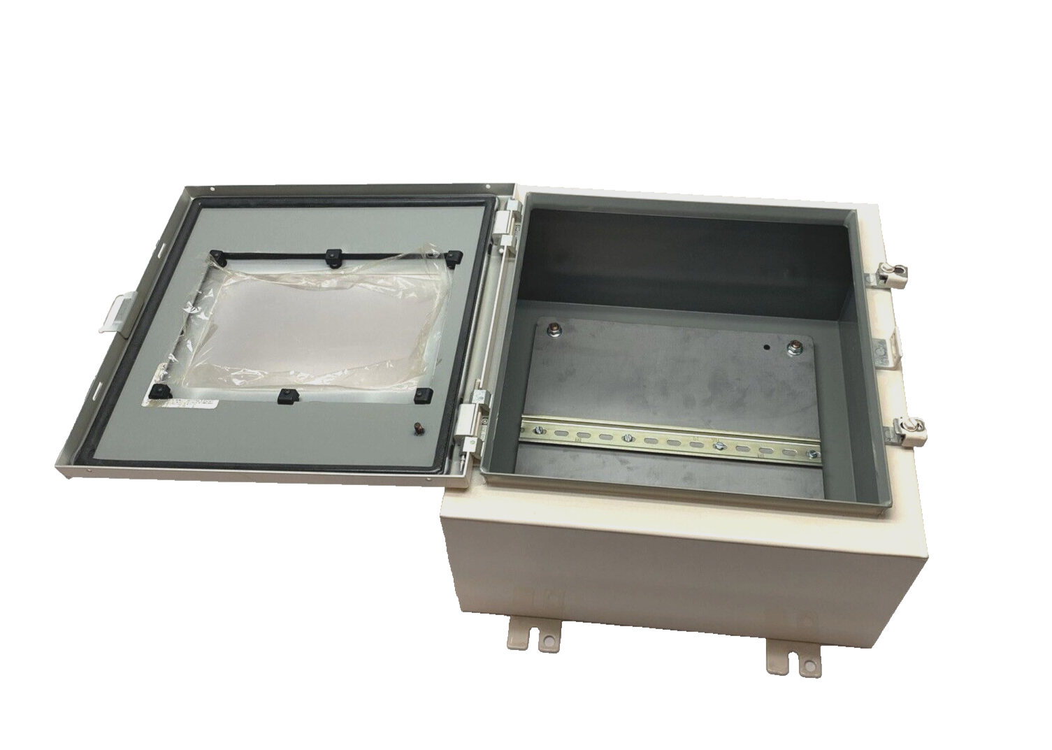 Saginaw Control SCE-16H1608LP Wall-Mount Nema 4 LP Enclosure w/Window 16"x16"x8" - Maverick Industrial Sales