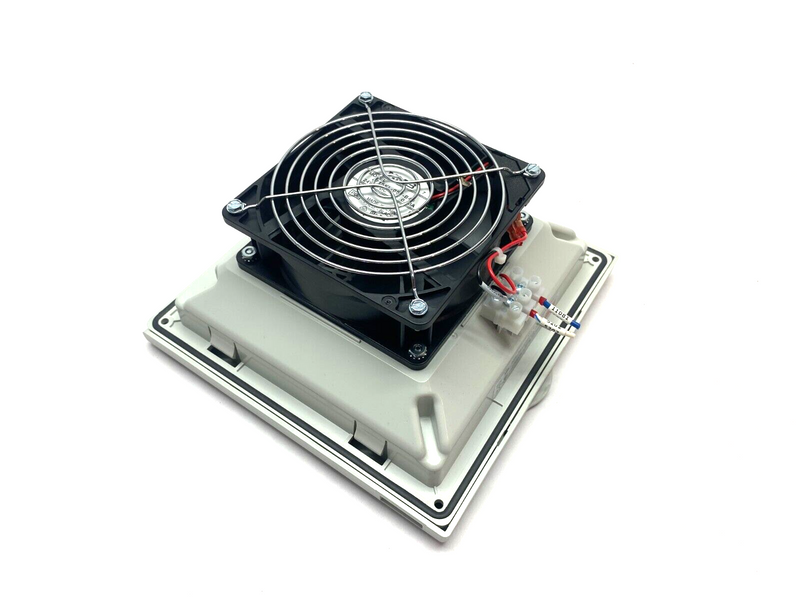 Hoffman HF0924414 nVent Side Mount Cooling Filter Fan Light Gray 24V 70CFM - Maverick Industrial Sales