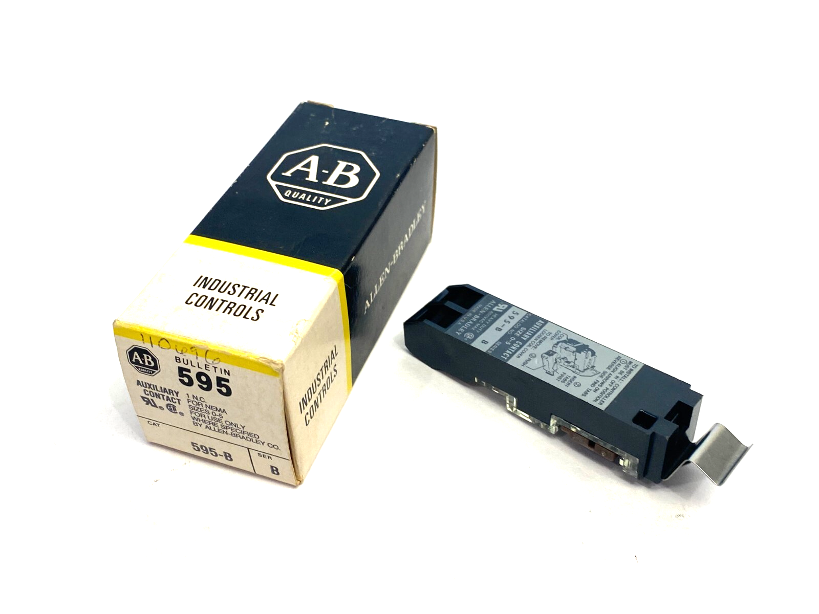 Allen Bradley 595-B Ser. B Auxiliary Contact 1 NC - Maverick Industrial Sales