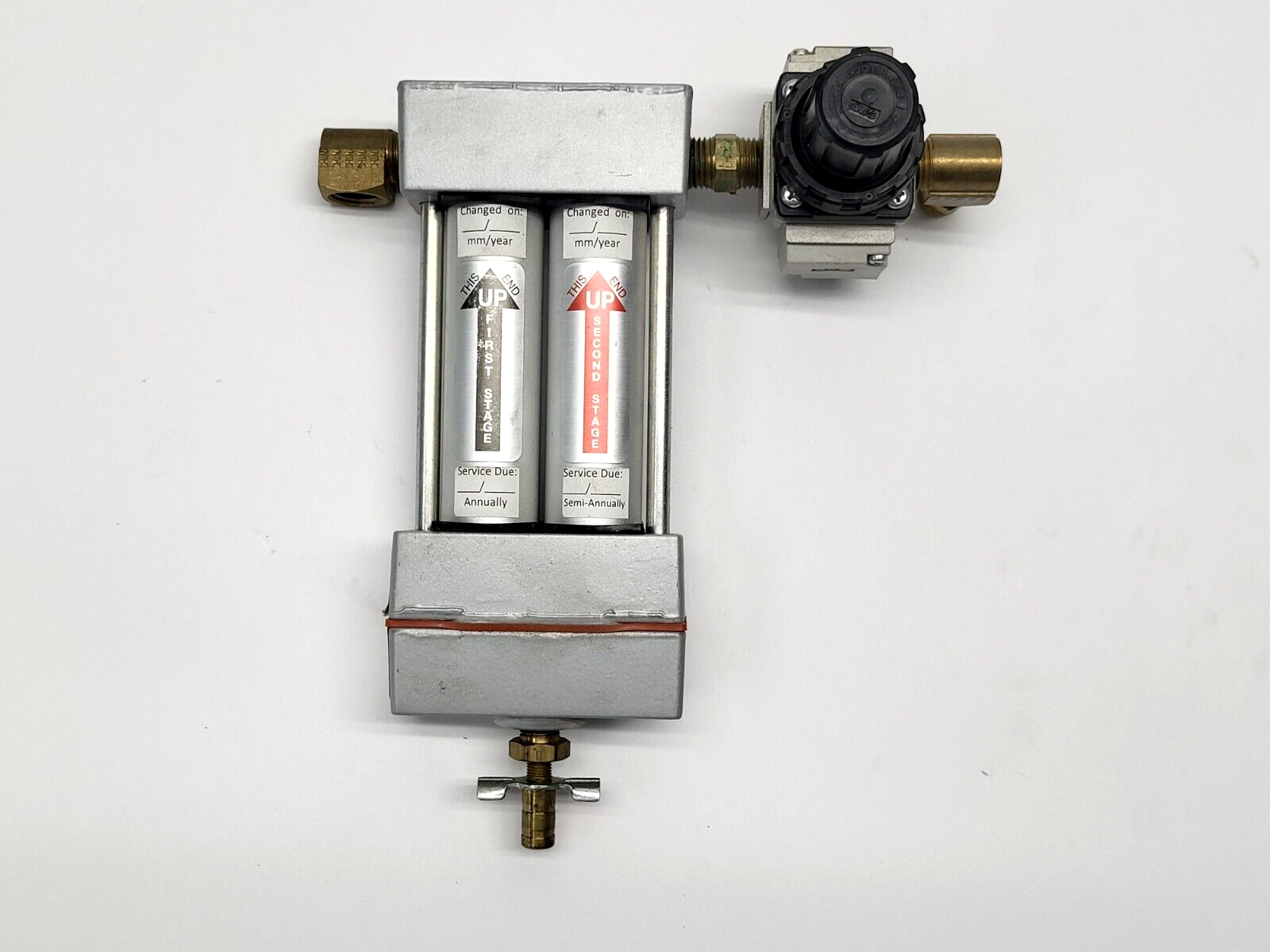 Becca 824013 Extractor/Dryer w/ SMC AR20-N02H-Z Modular Regulator NO GUAGE - Maverick Industrial Sales
