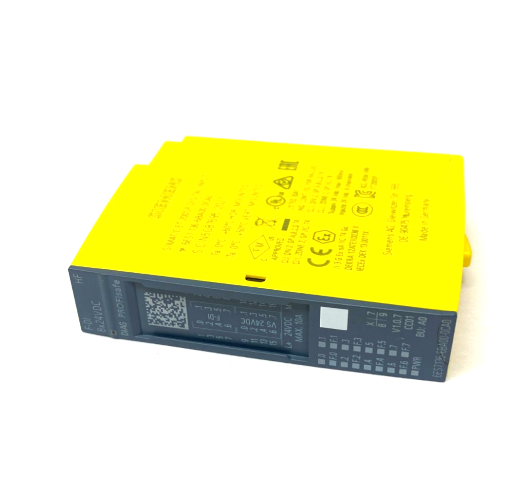 Siemens 6ES7 136-6BA00-0CA0 SIMATIC ET 200SP Digital Input Module SMALL CRACK - Maverick Industrial Sales