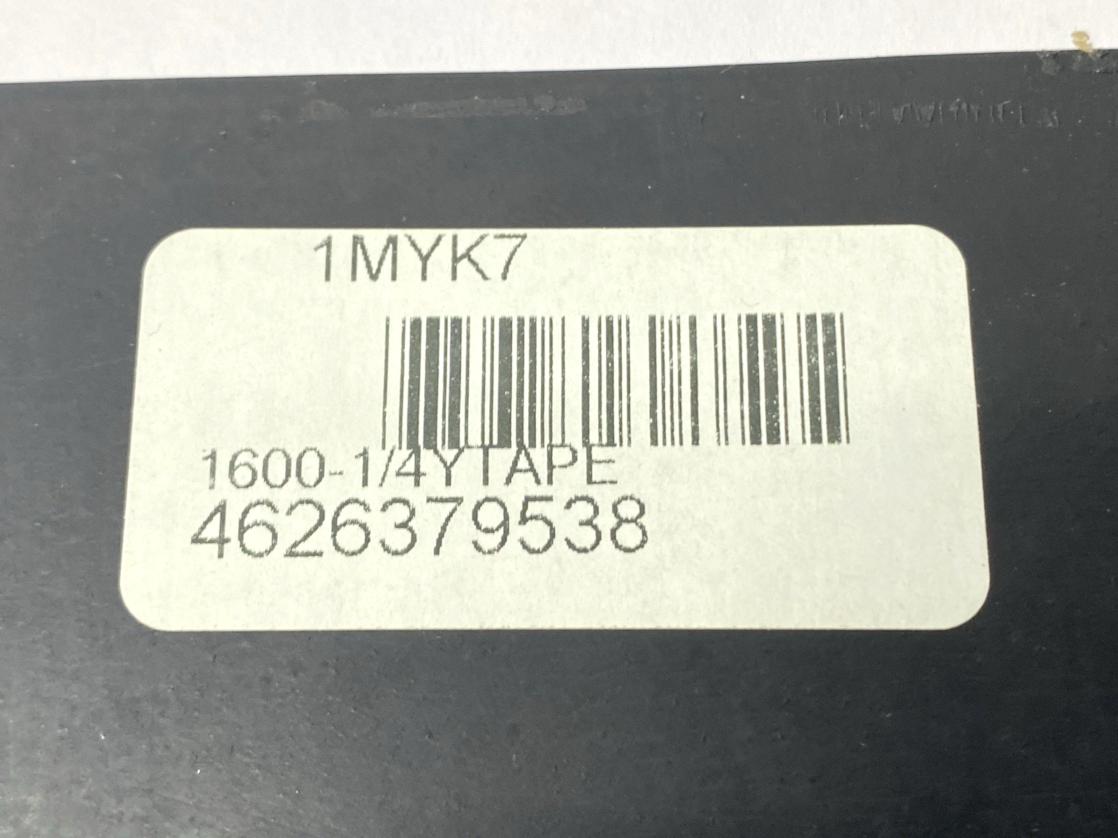 E. James 1600-1/4YTAPE Rubber Strip EDPM 1/4" Thick 4" Wide x 36" Long SHELFWARE - Maverick Industrial Sales