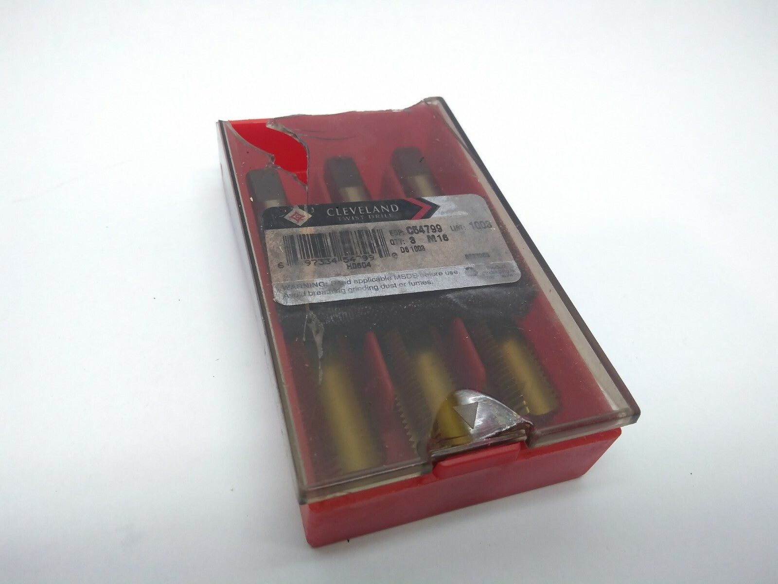 Cleveland C54799 M16x1.5 Twist Drill 1003 Bottoming Hand Tap 4 Flute 3 Pack - Maverick Industrial Sales