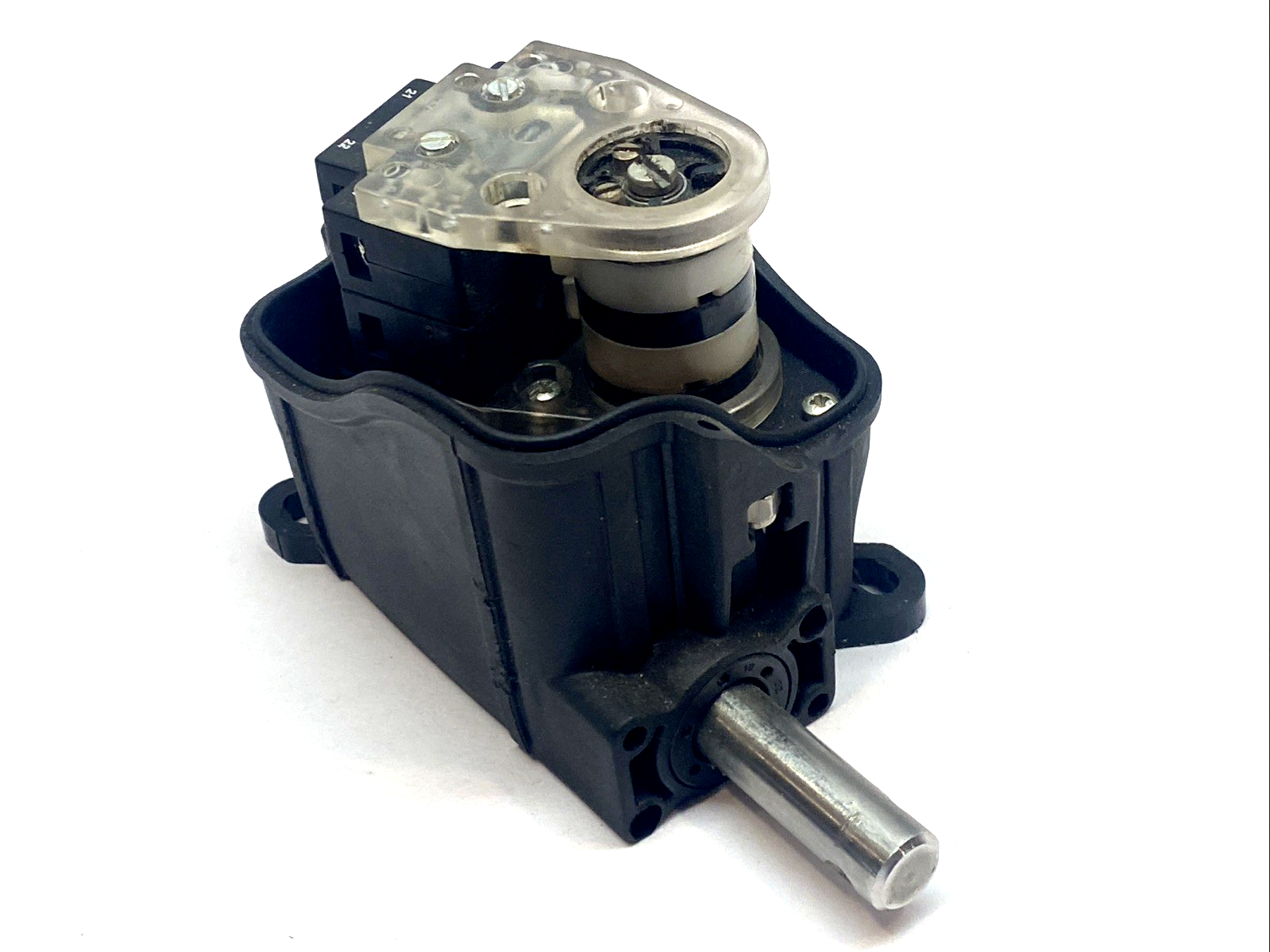 PFB9067E0027028 | TER FOX Rotary Gear Limit Switch IP67 2 Switches 25:1 No Cover - Used - Maverick Industrial Sales