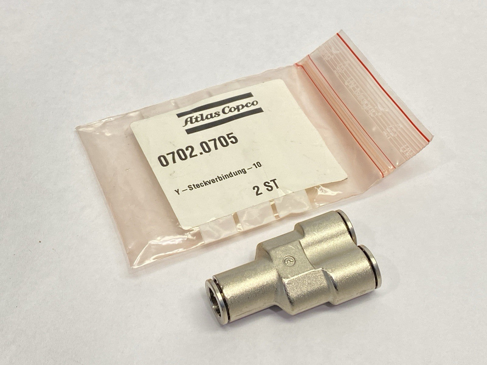 Atlas Copco 0702.0705 Y-Plug Connector - Maverick Industrial Sales