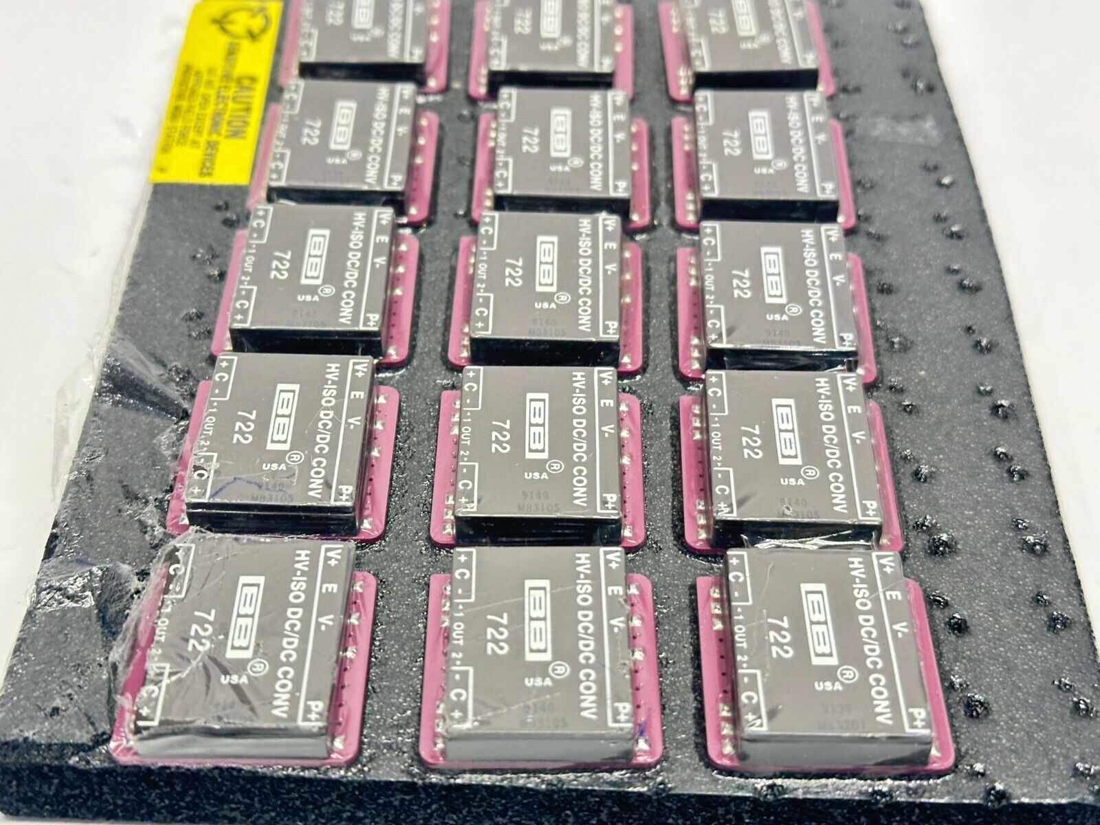 Burr Brown 722 High Voltage Isolated HV-ISO DC/DC Converter LOT OF 15 - Maverick Industrial Sales