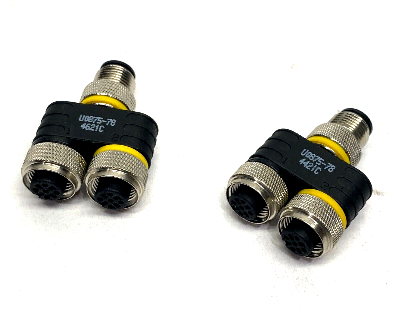Turck YB2-FSM 4.5-2FKM 4.5 2 Branch M12 Splitter U0875-78 LOT OF 2 - Maverick Industrial Sales