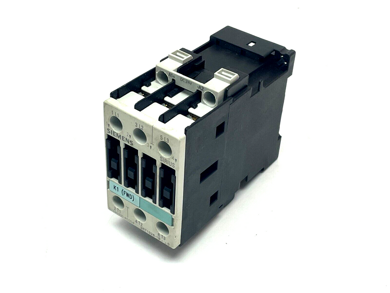 Siemens 3RT1026-1BB40 Power Contactor AC-3 25A 11kW 400V 24VDC 3-Pole - Maverick Industrial Sales