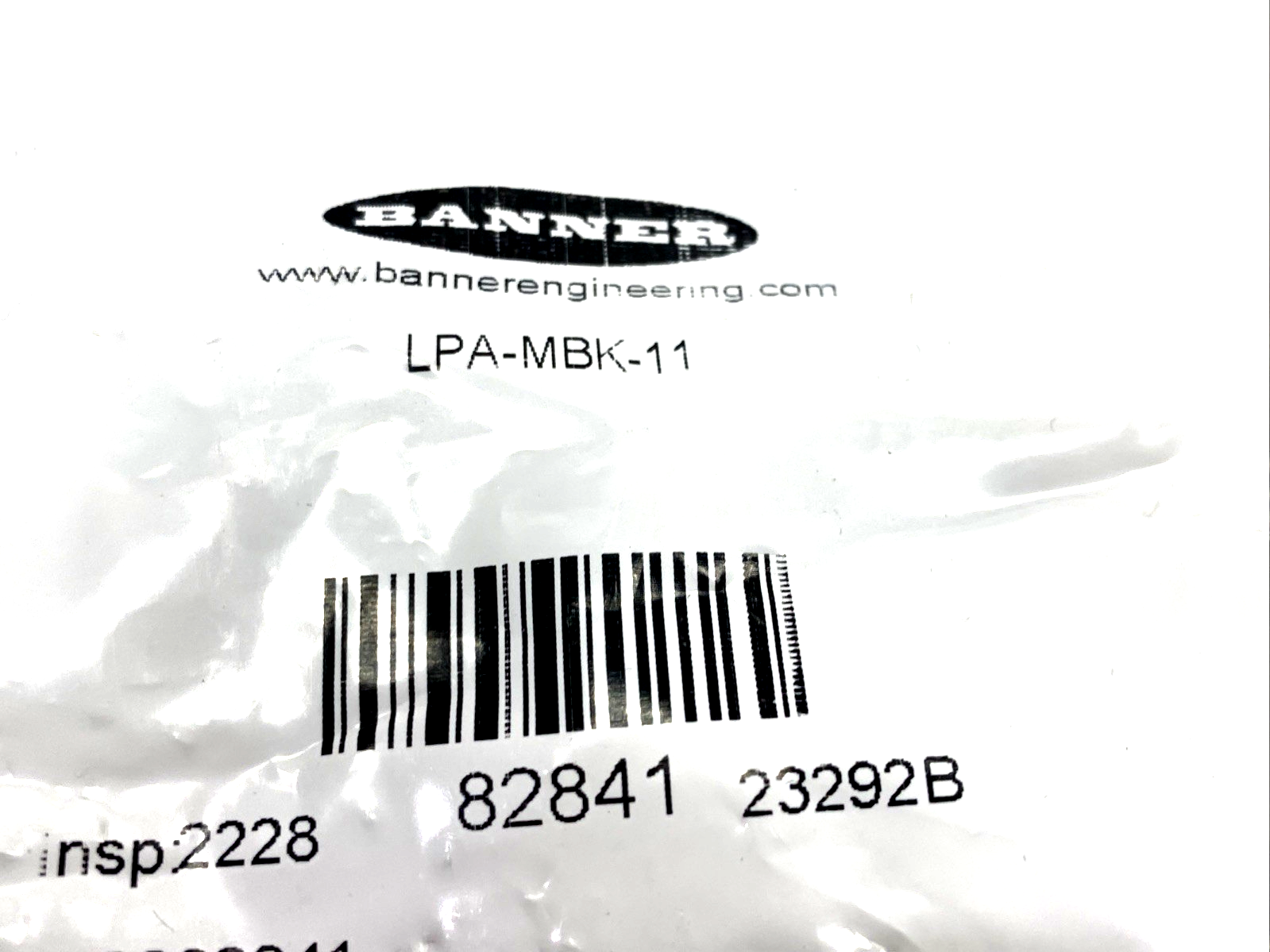 LPA-MBK-11 | Banner EZ-SCREEN Low Profile Bracket Kit, End Mount 82841 LOT OF 2 - New - Maverick Industrial Sales