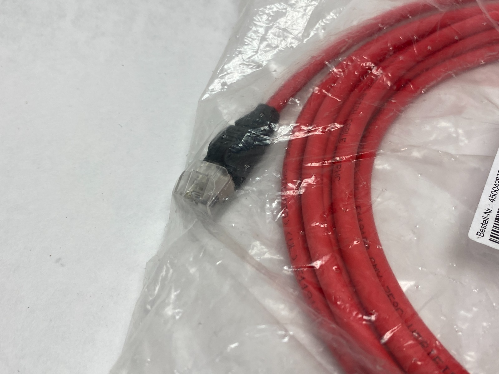 R911389205 | Bosch Rexroth SERCOS III Bus Cable 4-Pin Straight RKB0021/005,0 - New - Maverick Industrial Sales