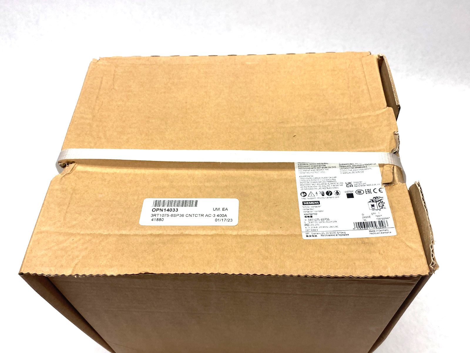 Siemens 3RT1075-6SP36 SIRIUS Power Contactor 200 kW/400V 2NO+2NC F-PLC-IN - Maverick Industrial Sales